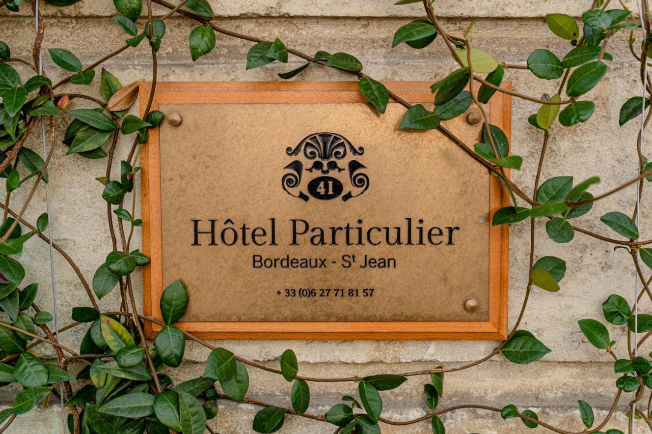 Hôtel Particulier - Bordeaux St Jean Bordéus Exterior foto